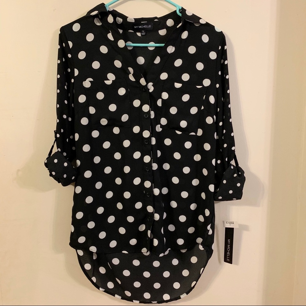 Sheer Button Down